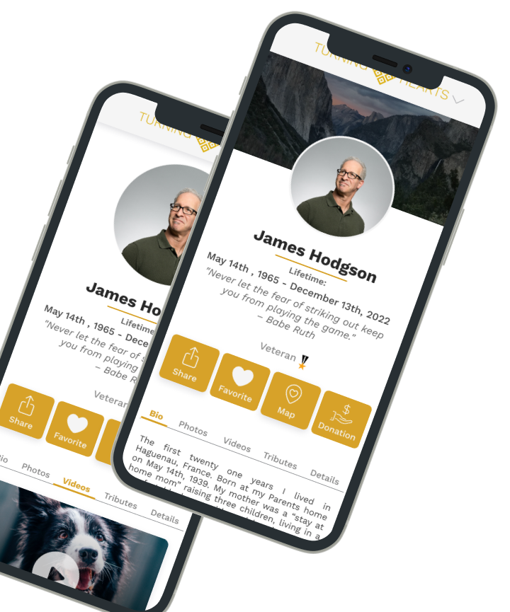 Turning Hearts demo running on phone