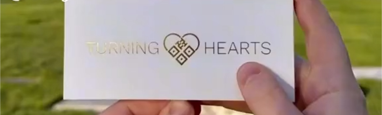 Turning Hearts box containing medallions